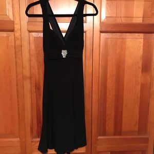 Black cocktail dress